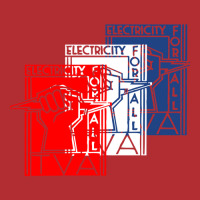 Tva Tennessee Valley Authority Patriotic New Deal Ladies Fitted T-shirt | Artistshot