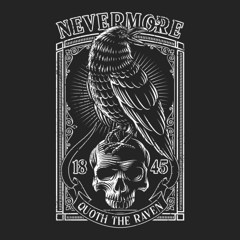 Edgar Allen Poe Nevermore Quoth The Raven 1 3/4 Sleeve Shirt | Artistshot