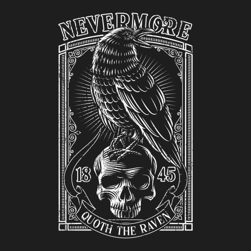 Edgar Allen Poe Nevermore Quoth The Raven 1 Classic T-shirt | Artistshot