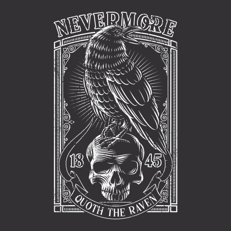 Edgar Allen Poe Nevermore Quoth The Raven 1 Vintage Hoodie | Artistshot