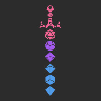 Colorful Polyhedral Dice Set Sword Roleplaying And Exclusive T-shirt | Artistshot