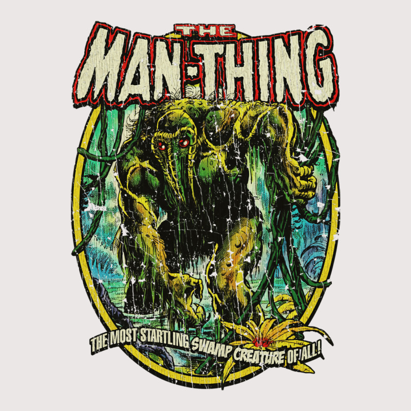 Horror The Man Thing 1974 Pocket T-shirt | Artistshot