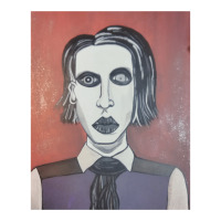 Marilyn Manson Men's T-shirt Pajama Set | Artistshot