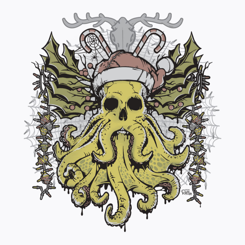 Merry Cthulhumas! T-Shirt by cevassanadel | Artistshot