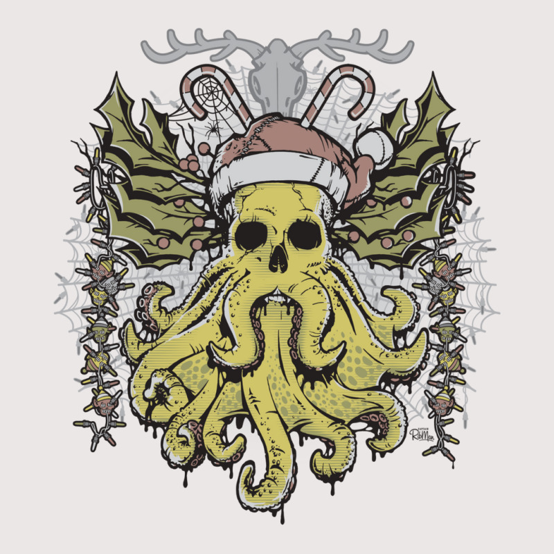 Merry Cthulhumas! Pocket T-Shirt by cevassanadel | Artistshot