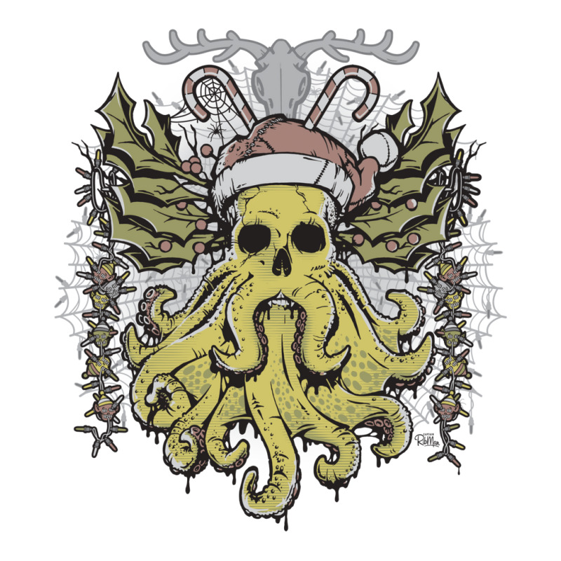 Merry Cthulhumas! V-Neck Tee by cevassanadel | Artistshot