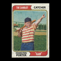 The Sandlot Ham Porter Baseball Card Zipper Hoodie | Artistshot