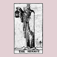 The Hermit Tarot Card   Major Arcana   Fortune Tel Ladies Fitted T-shirt | Artistshot