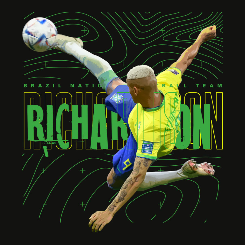 Richarlison Brazil Scorecard Crop Tee by tonchibenaja | Artistshot