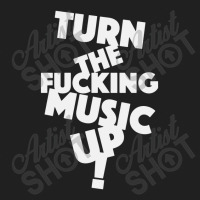 Turn The Fucking Music Up Ladies Polo Shirt | Artistshot