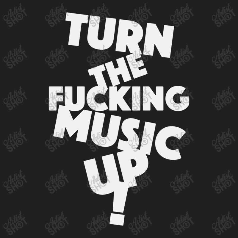 Turn The Fucking Music Up Ladies Polo Shirt by skw art | Artistshot