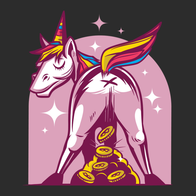 Unicorn Bitcoin Exclusive T-shirt by trustedart | Artistshot