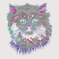 Hip 80s Crazy Lady Retro Cat Pocket T-shirt | Artistshot