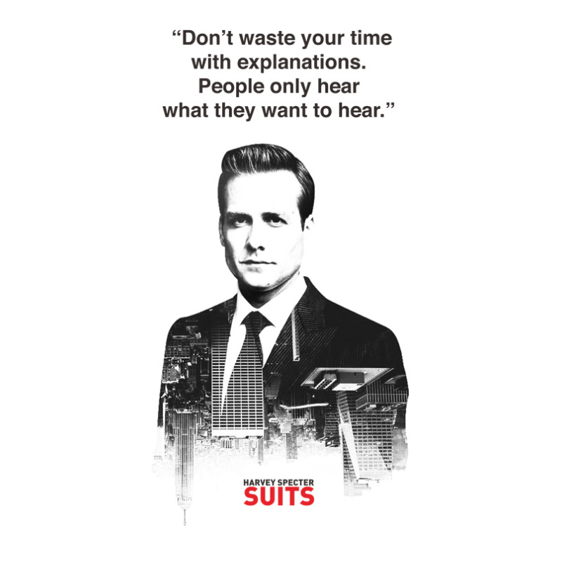 Harvey Quotes   Dont Waste Your Time Unisex Hoodie by Ameduw | Artistshot