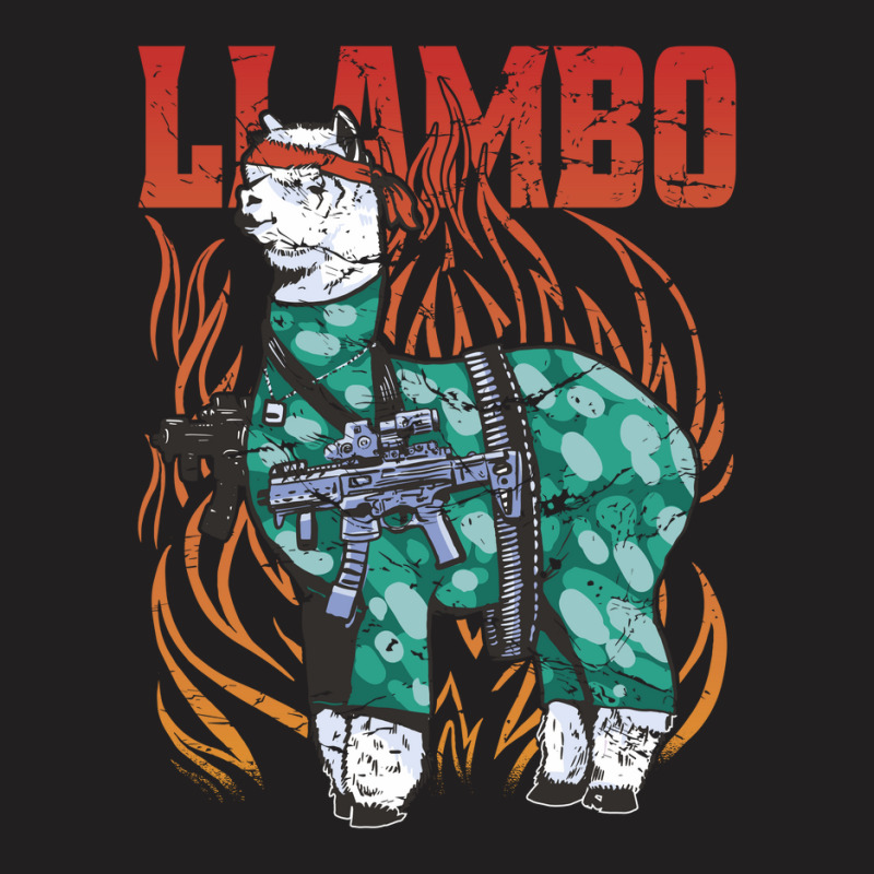 War Llama T-Shirt by trustedart | Artistshot