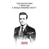 Harvey Quotes   Life Has Two Rules Youth Zipper Hoodie | Artistshot