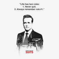 Harvey Quotes   Life Has Two Rules Baby Bibs | Artistshot