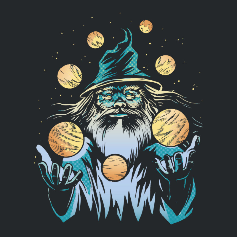 Wizard Juggling Plane Crewneck Sweatshirt by trustedart | Artistshot