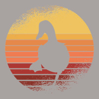 Duck Retro Vintage Sunset Distressed Nostalgia Racerback Tank | Artistshot