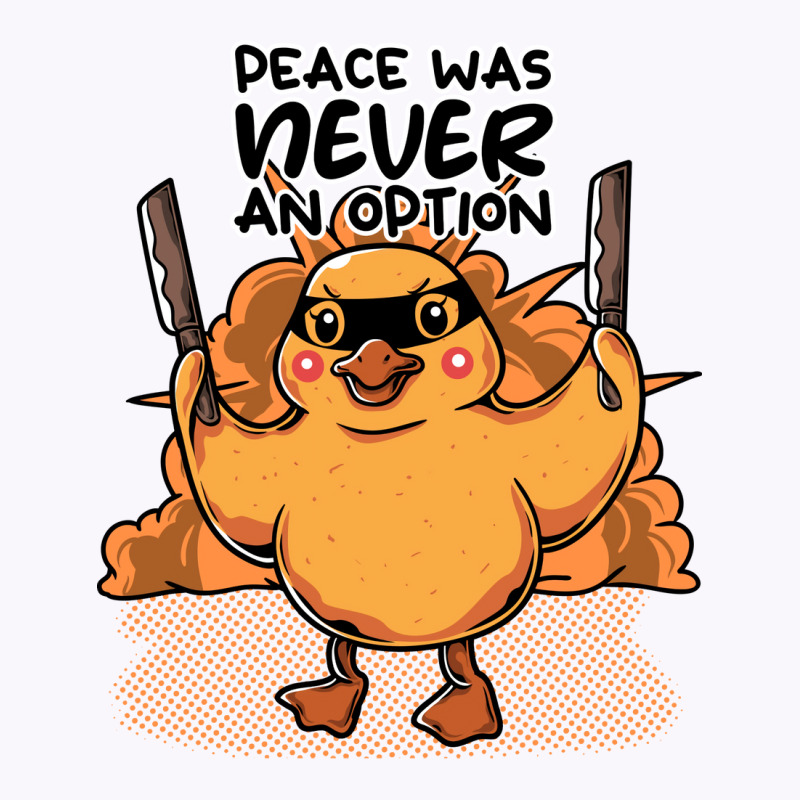 Peace Was Never An Option Yellow Tank Top by atitikanokok | Artistshot