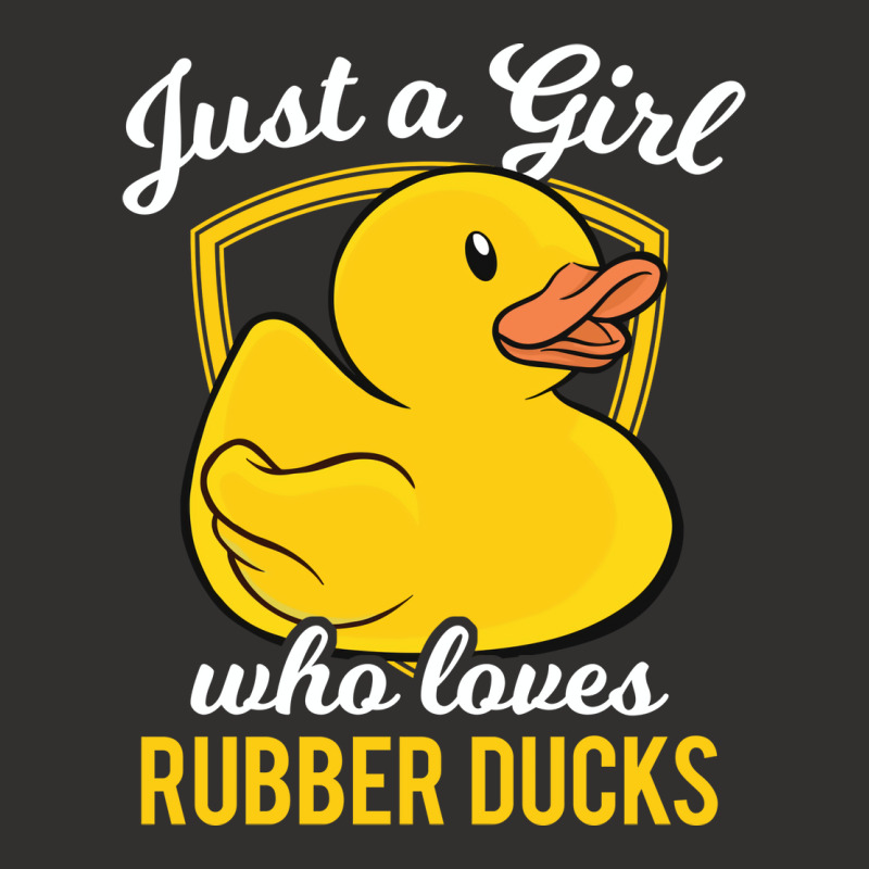 Rubber Duck Just A Girl Who Loves Rubber Ducks Red Champion Hoodie by atitikanokok | Artistshot