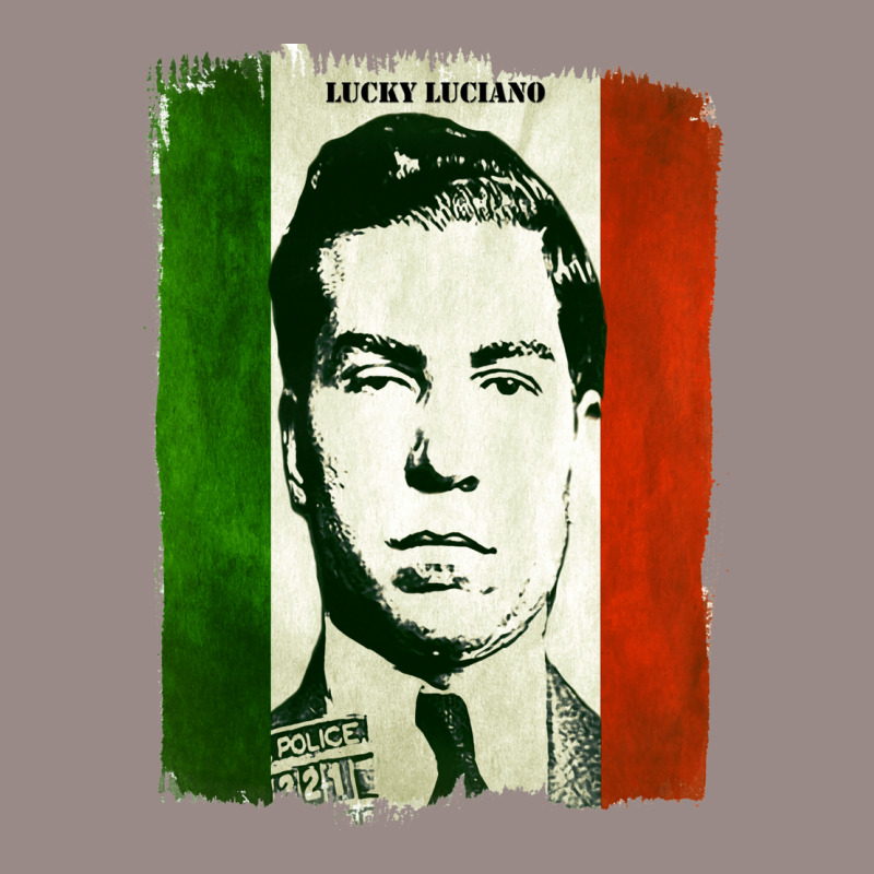 Lucky Luciano Italy Flag Vintage T-shirt | Artistshot