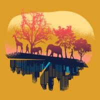 Nature And City Reflection Humor T-shirt | Artistshot