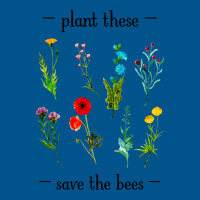 Plant These Save The Bees Watercolor Wildflowers 7 Classic T-shirt | Artistshot