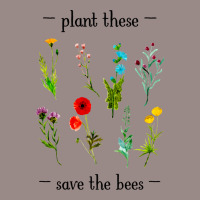 Plant These Save The Bees Watercolor Wildflowers 7 Vintage T-shirt | Artistshot