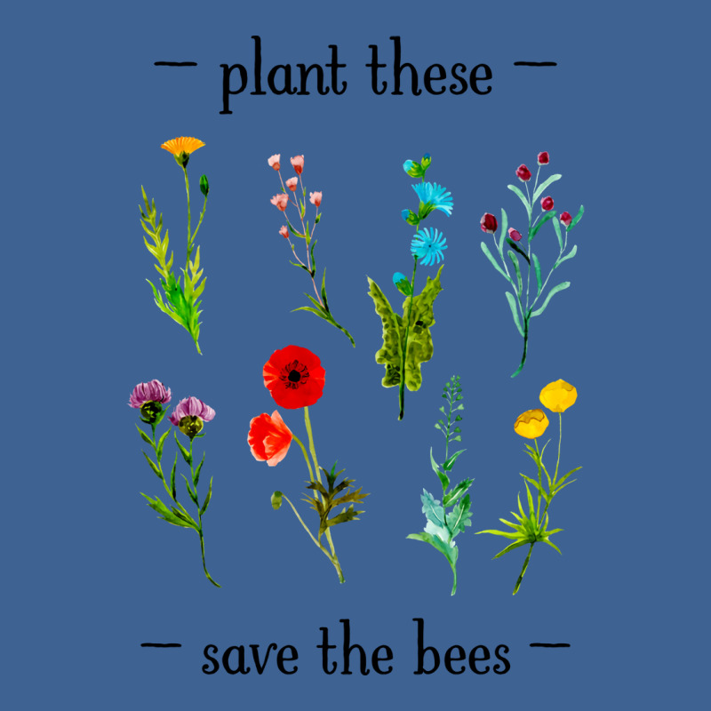 Plant These Save The Bees Watercolor Wildflowers 7 Men's Polo Shirt | Artistshot