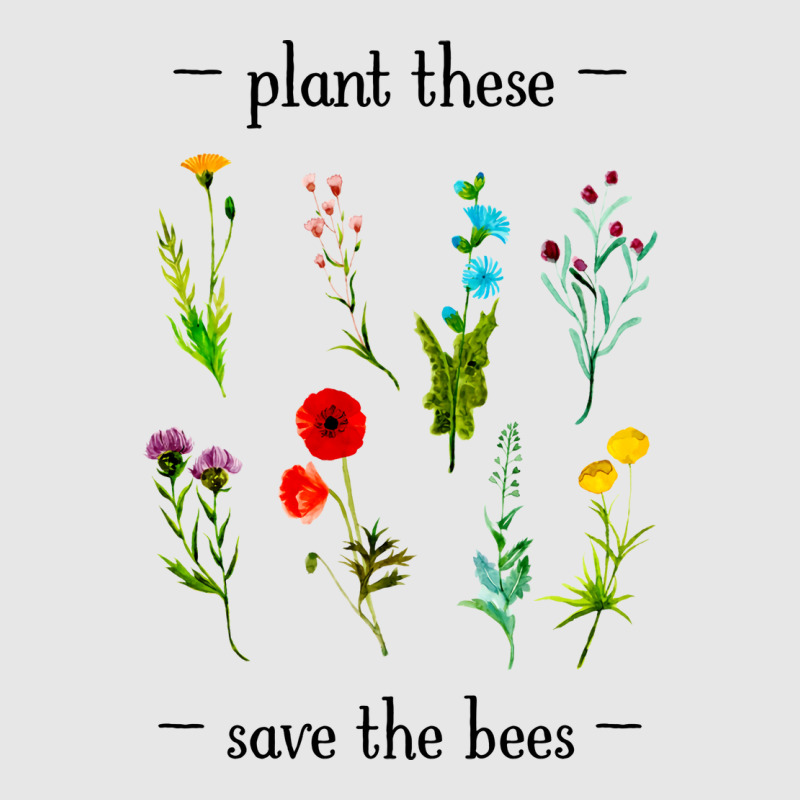 Plant These Save The Bees Watercolor Wildflowers 7 Unisex Jogger | Artistshot