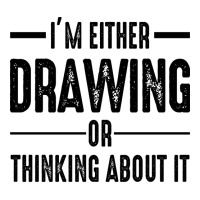 Im Either Drawing Or Thinking About It Travel 70s Sticker | Artistshot