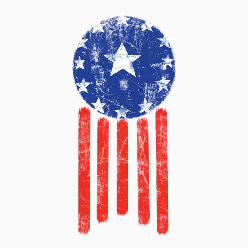 Old World American Flag T-shirt | Artistshot