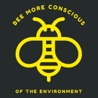 Bee More Conscious About The Environment Green Women's Triblend Scoop T-shirt | Artistshot