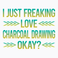 Freaking Love Charcoal Drawing Tumblr T-shirt | Artistshot