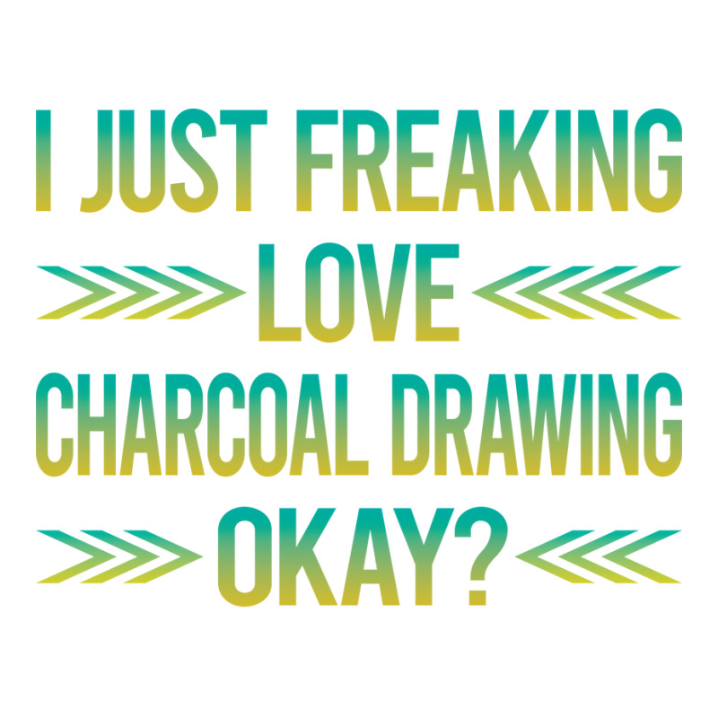 Freaking Love Charcoal Drawing Tumblr 3/4 Sleeve Shirt | Artistshot