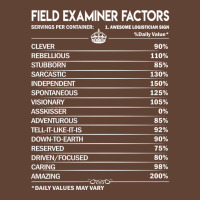 Field Examiner T  Field Examiner Factors Daily Gif T-shirt | Artistshot