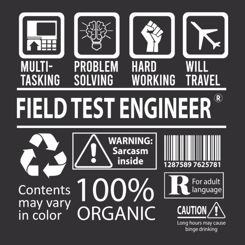 Field Test Engineer T  Multitasking Certified Job Vintage Hoodie by abataymunaevj | Artistshot