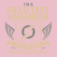 Field Test Engineer T  Superpower Gift Item Tee Lo Adjustable Cap | Artistshot