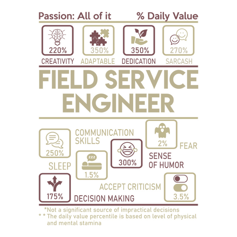 Field Service Engineer T  Multitasking Daily Value Sticker | Artistshot