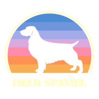 Field Spaniel Vintage Sunset Dog Cute V-neck Tee | Artistshot