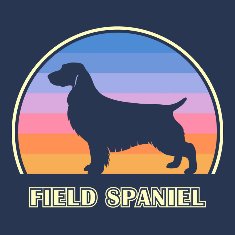 Field Spaniel Vintage Sunset Dog Cute Men Denim Jacket by boekelhulumn | Artistshot