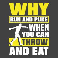 Discus Throwing Discus Thrower Track And Field Why Vintage T-shirt | Artistshot