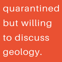 Quarantined But Willing To Discuss Geology Quote Ladies Fitted T-shirt | Artistshot