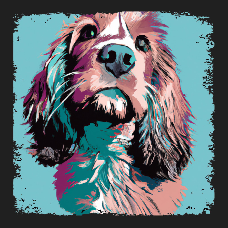 Field Spaniel Pop Art Dog Lover Gifts Ladies Polo Shirt by aizademyriahs | Artistshot