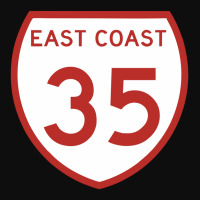 Highway 35 East Coast Crop Top | Artistshot