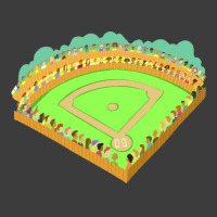 Baseball Field With Spectators In The Stands Yello Men's Polo Shirt | Artistshot