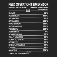 Field Operations Supervisor T  Field Operations Su 3/4 Sleeve Shirt | Artistshot