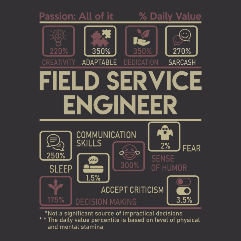 Field Service Engineer T  Multitasking Daily Value Vintage Hoodie | Artistshot