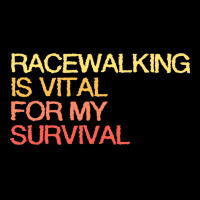 Racewalking Is Vital For My Survival Quote Kids Cap | Artistshot